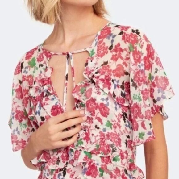 MISA Katarina Dress in Peony Floral Ditsy - Picture 5 of 5